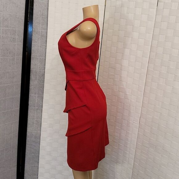 S.L.FASHIONS SLEEVELESS INVIBLE ZIPPER DOWN BACK DRESS - Picture 14 of 16